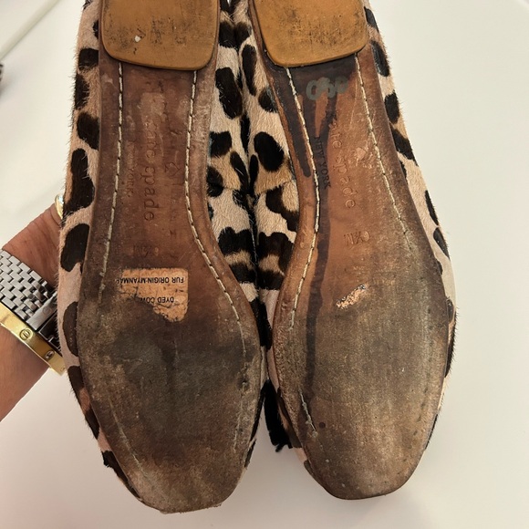 Kate spade faux leopard ballet flats - Picture 4 of 5